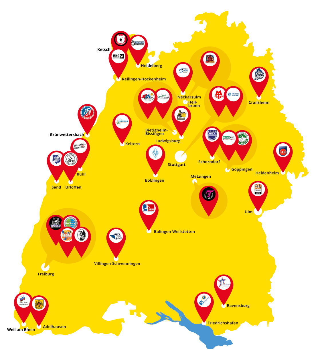 Vereinssponsoring Lotto Baden-Württemberg - Karte