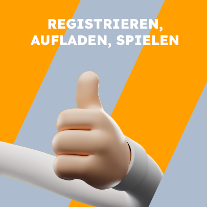 Registrieren, aufladen, spielen