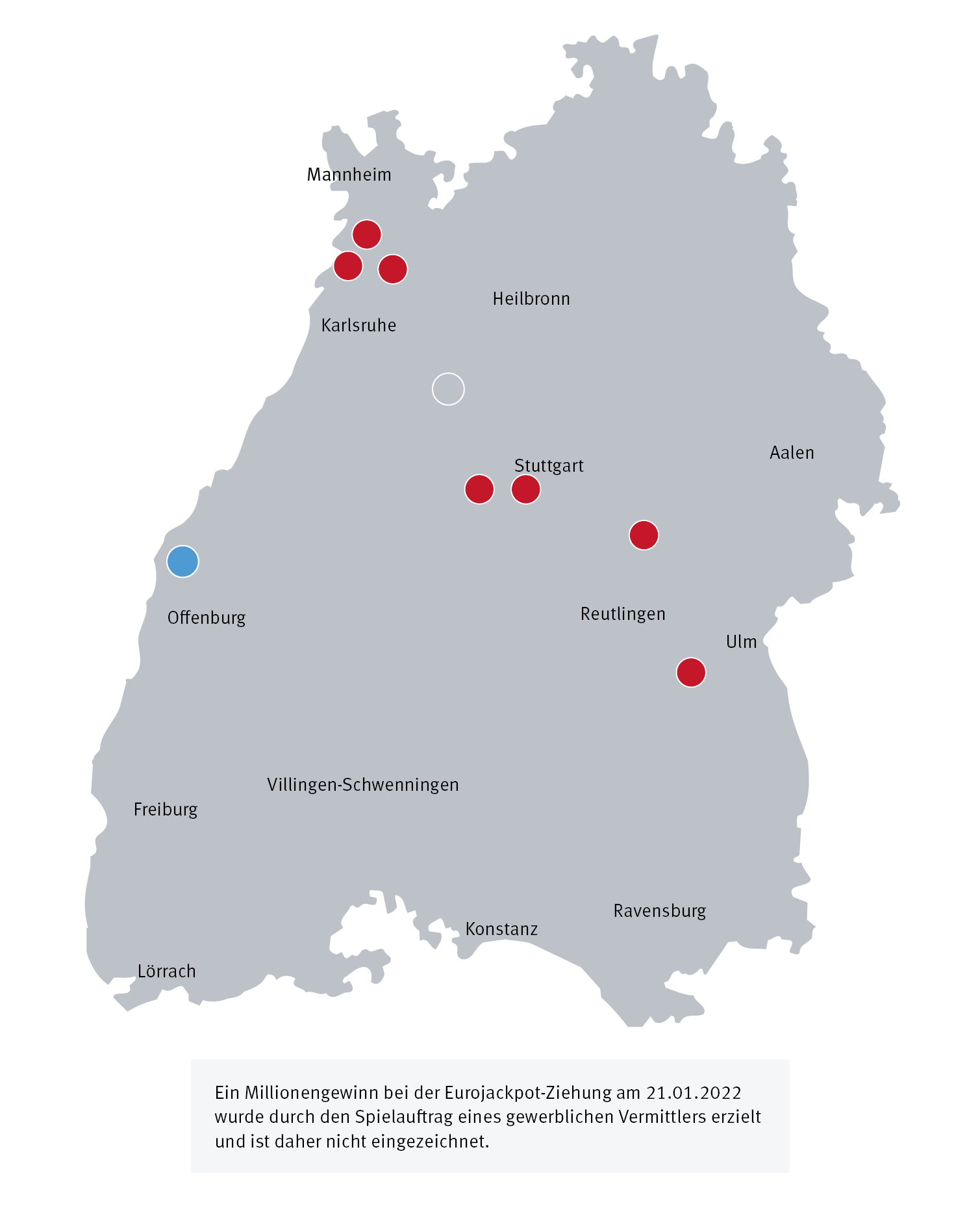 Millionengewinne in Baden-Württemberg 2022
