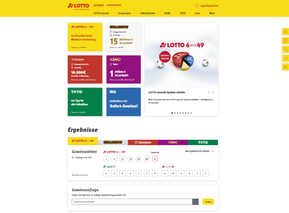 Homepage in neuem Design