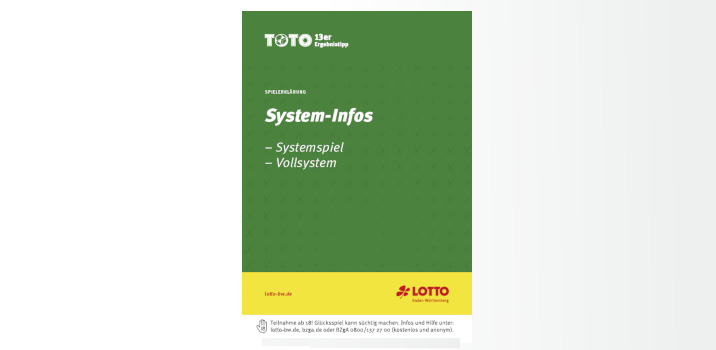 System-Infos TOTO 13er-Tipp